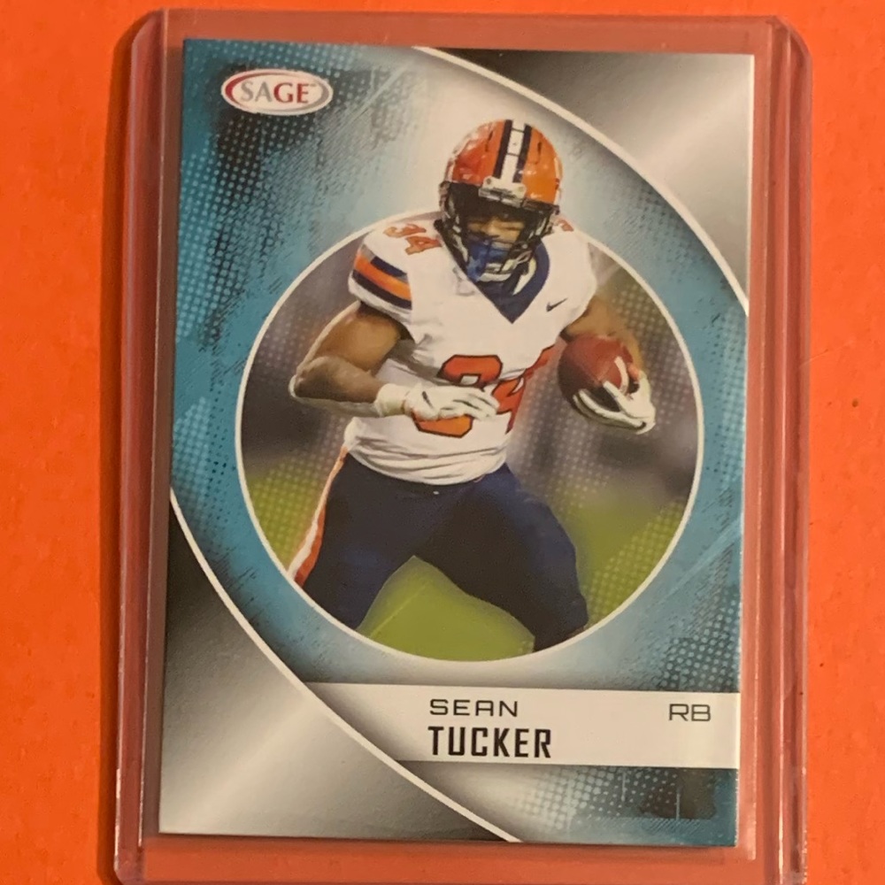 Sean Tucker #22 2023 Sage Football Trading Card